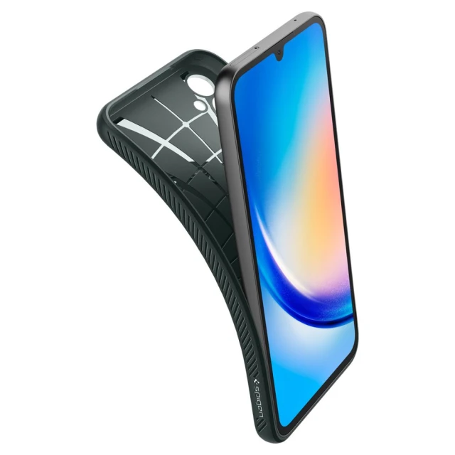 Чехол Spigen Liquid Air для Samsung Galaxy A34 5G Abyss Green (ACS06105)