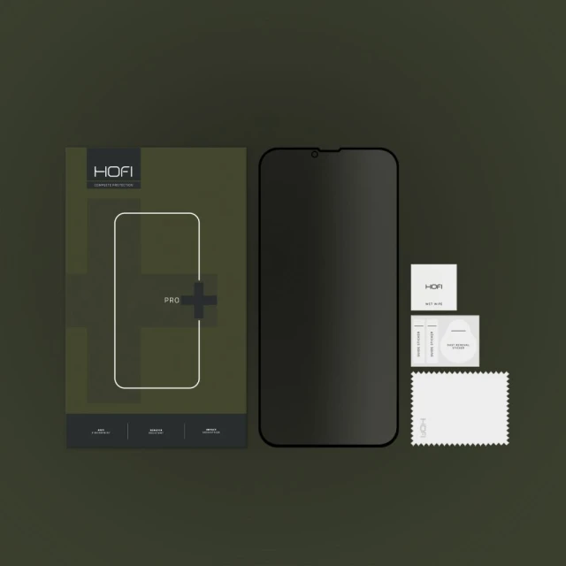 Захисне скло Hofi Anti Spy Glass Pro+ для iPhone 13 mini Privacy (9490713933527)