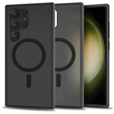 Чохол Tech-Protect MagMat для Samsung Galaxy S23 Ultra Matte Black with MagSafe (9490713932490)