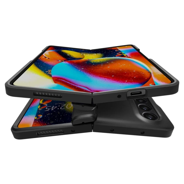Чохол Spigen Slim Armor Pro для Samsung Galaxy Fold4 (F936) Black (ACS05107)