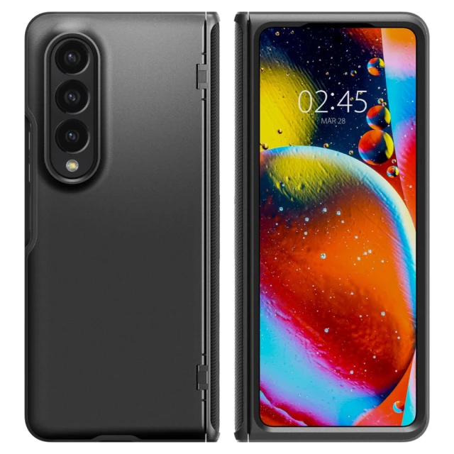 Чохол Spigen Slim Armor Pro для Samsung Galaxy Fold4 (F936) Black (ACS05107)