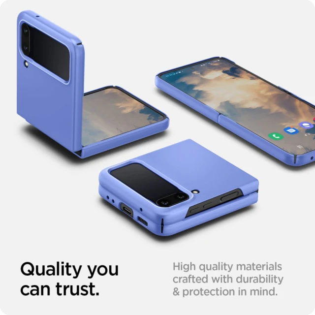 Чехол Spigen AirSkin для Samsung Galaxy Flip4 (F721) Cornflower Blue (ACS05172)
