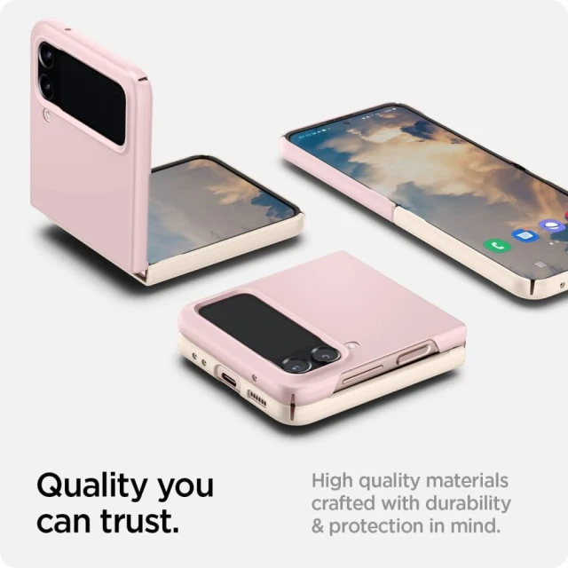 Чохол Spigen AirSkin для Samsung Galaxy Flip4 (F721) Cotton Pink (ACS05174)