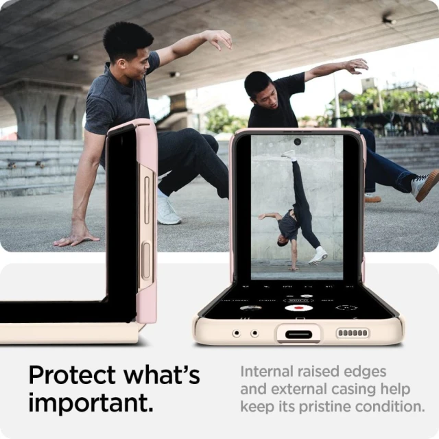 Чохол Spigen AirSkin для Samsung Galaxy Flip4 (F721) Cotton Pink (ACS05174)