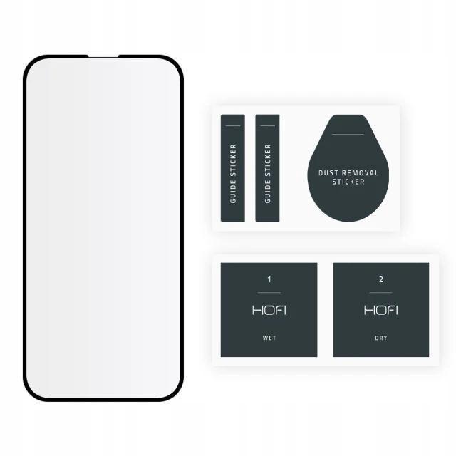 Захисне скло Hofi Glass Pro+ для iPhone 13 mini Black (6216990212963)