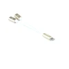 Адаптер Usams SJ160 2-in-1 Lightning Gold (SJ1602L02)