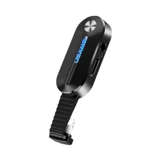 Адаптер Usams SJ358 AU10 2-in-1 Lightning to Lightning | Audio 3.5mm Black (SJ358LN01)