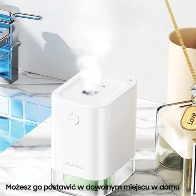 Автоматичний безконтактний дозатор Usams ZB155 Mini Sprayer 45 ml White (ZB155XSJ02)