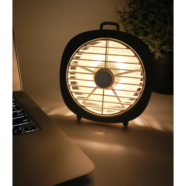 Настільний вентилятор Usams ZB065 Cooling Fan with Lamp Gray (ZB65FS2)