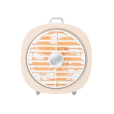 Настільний вентилятор Usams ZB065 Cooling Fan with Lamp Pink (ZB65FS1)