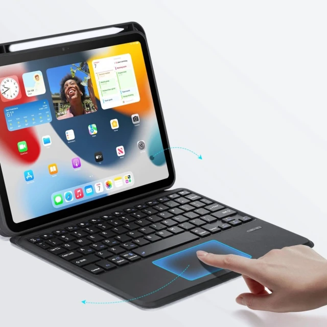 Чохол-клавіатура DUX DUCIS DK Series Bluetooth Keyboard Case для iPad 11 2025 11th Gen | 10.9 2022 10th Gen Black (6934913024638)