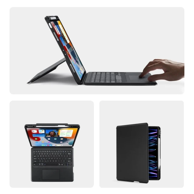 Чохол-клавіатура DUX DUCIS DK Series Bluetooth Keyboard Case для iPad Pro 12.9 2022 | 2021 | 2020 Black (6934913024621)