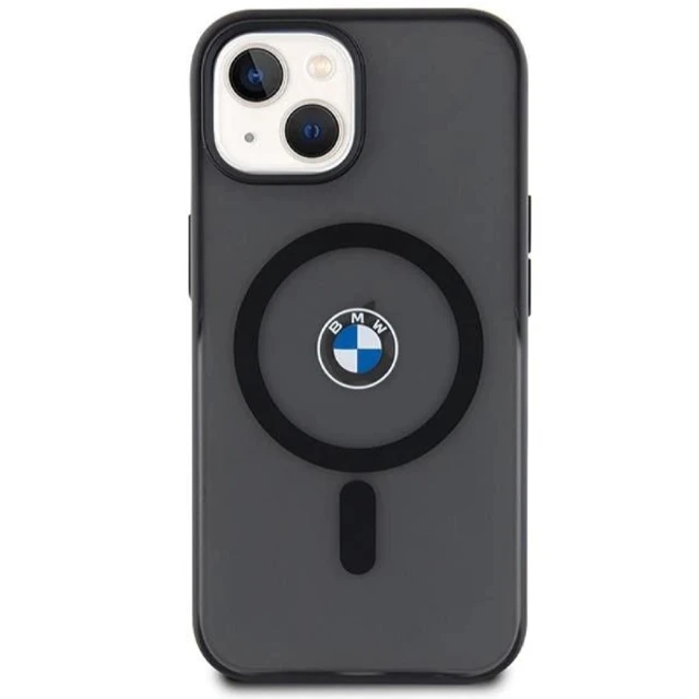 Чохол BMW IML Signature для iPhone 15 Plus | 14 Plus Black with MagSafe (BMW000756-0)