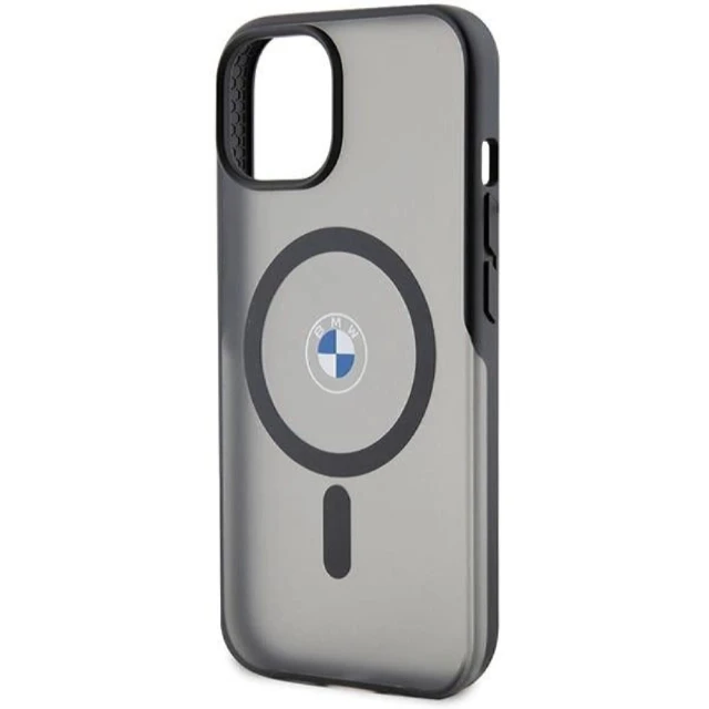 Чохол BMW IML Signature для iPhone 15 Plus | 14 Plus Black with MagSafe (BMW000756-0)