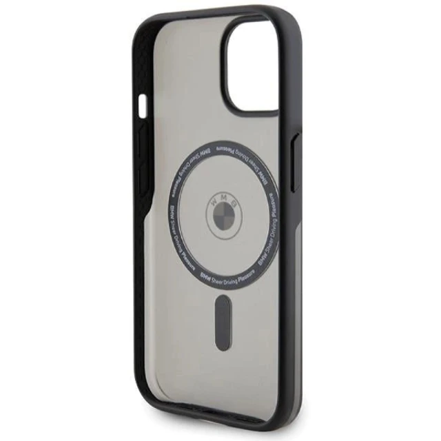 Чохол BMW IML Signature для iPhone 15 Plus | 14 Plus Black with MagSafe (BMW000756-0)