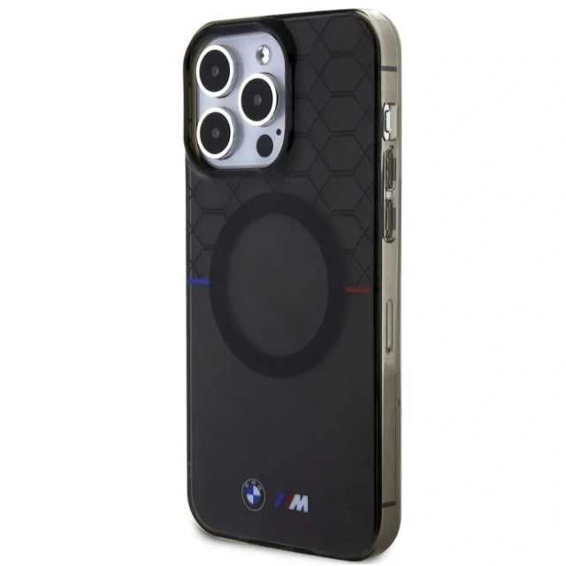 Чехол BMW Pattern для iPhone 13 Pro Max Grey with MagSafe (BMW000760-0)