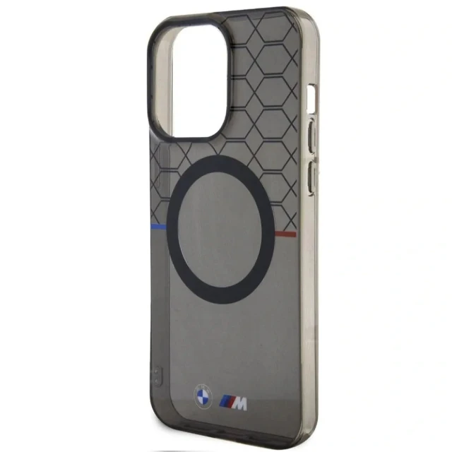 Чехол BMW Pattern для iPhone 13 Pro Max Grey with MagSafe (BMW000760-0)