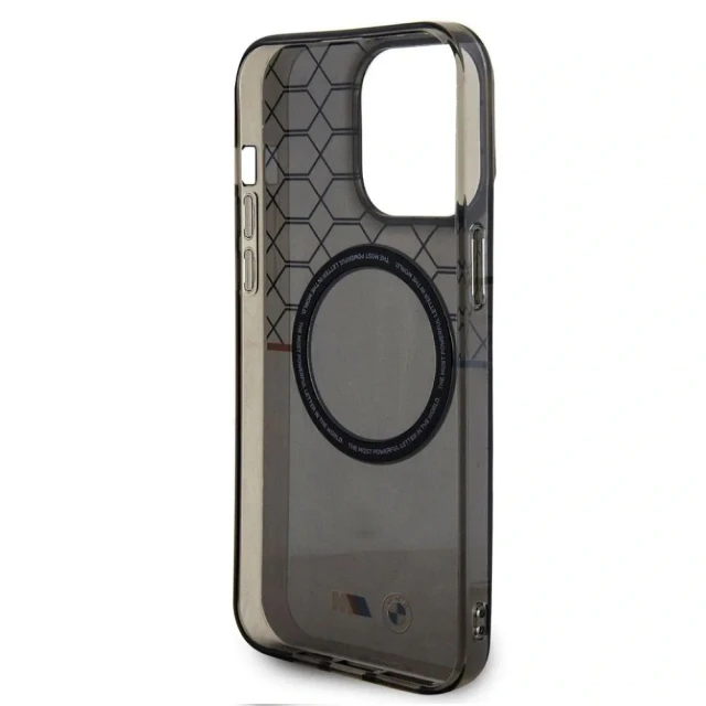 Чехол BMW Pattern для iPhone 13 Pro Max Grey with MagSafe (BMW000760-0)