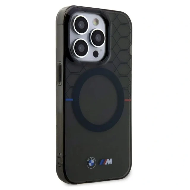 Чехол BMW Pattern для iPhone 13 Pro Grey with MagSafe (BMW000759-0)