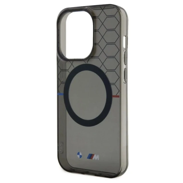 Чехол BMW Pattern для iPhone 13 Pro Grey with MagSafe (BMW000759-0)