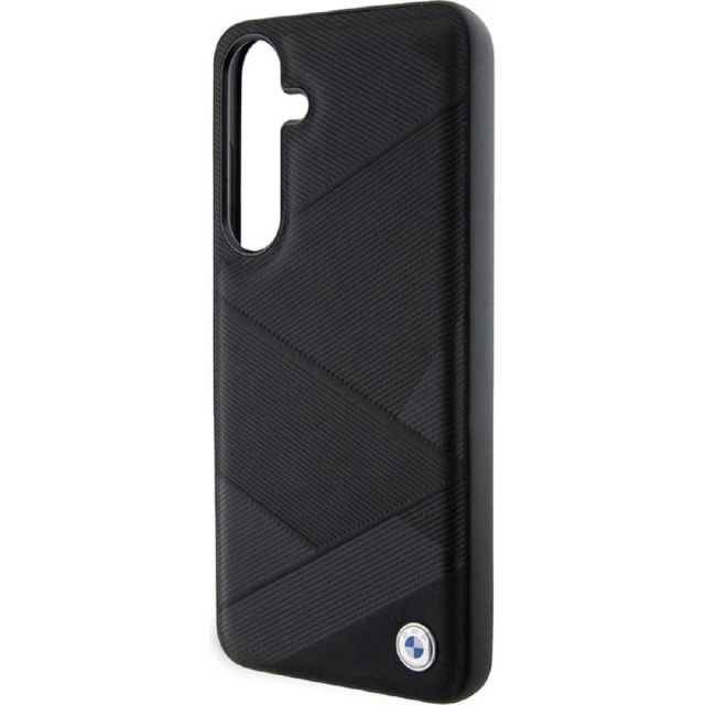 Чохол BMW Signature Leather Crossing Lines Pattern для Samsung Galaxy S24 Plus (S926) Black (BMHCS24M23RCGPK)