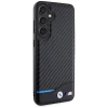 Чохол BMW Leather Carbon для Samsung Galaxy S24 (S921) Black (BMHCS24S22NBCK)