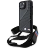 Чохол BMW M Edition Carbon Stripe & Strap для iPhone 15 | 14 | 13 Black (BMW000789-0)
