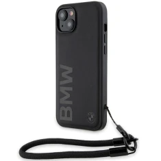 Чохол BMW Signature Leather Wordmark Cord для iPhone 15 | 14 | 13 Black (BMW000778-0)