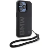 Чохол BMW Signature Leather Wordmark Cord для iPhone 15 Pro Black (BMW000780-0)