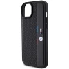 Чохол BMW M Perforated Tricolor Detail Line для iPhone 15 Plus | 14 Plus Black (BMW000783-0)