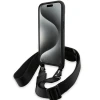 Чохол BMW M Edition Carbon Tricolor Lines & Strap для iPhone 15 Plus | 14 Plus Black (BMW000794-0)