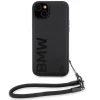 Чохол BMW Signature Leather Wordmark Cord для iPhone 15 Plus | 14 Plus Black (BMW000779-0)