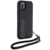 Чохол BMW Signature Leather Wordmark Cord для iPhone 15 Plus | 14 Plus Black (BMW000779-0)