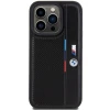 Чохол BMW M Perforated Tricolor Detail Line для iPhone 15 Pro Black (BMW000784-0)