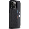 Чохол BMW M Perforated Tricolor Detail Line для iPhone 15 Pro Black (BMW000784-0)