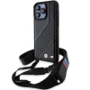 Чохол BMW M Edition Carbon Stripe & Strap для iPhone 15 Pro Max Black (BMW000792-0)