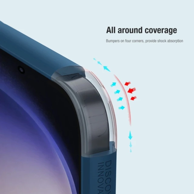 Чохол Nillkin Super Frosted Shield Pro для Samsung Galaxy S24 Plus (S926) Blue (6902048272668)
