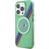 Чохол BMW M Tricolor Stripes для iPhone 15 Pro Green with MagSafe (BMW000813-0)