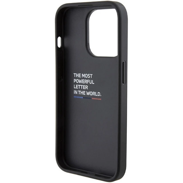 Чохол BMW M Grip Stand Bicolor для iPhone 15 Pro Navy (BMW000810-0)