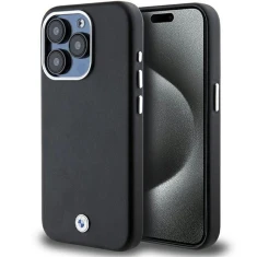 Чохол BMW Signature Wrapped Metal для iPhone 15 Pro Black with MagSafe (BMW000802-0)