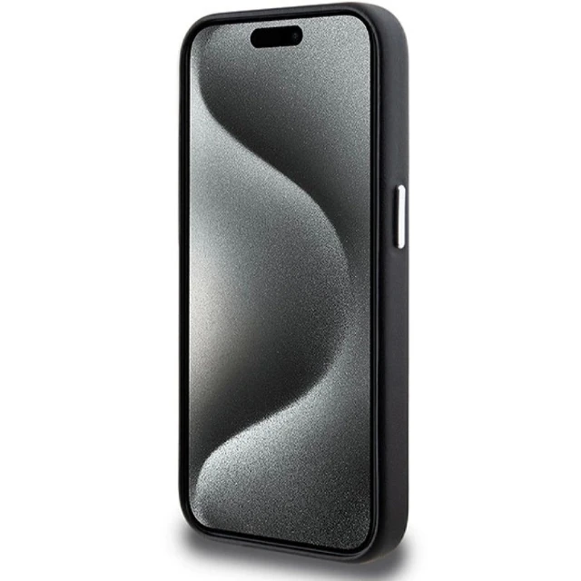 Чохол BMW Signature Wrapped Metal для iPhone 15 Pro Black with MagSafe (BMW000802-0)