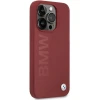 Чехол BMW Silicone Big Logo для iPhone 15 Pro Red with MagSafe (BMW000814-0)