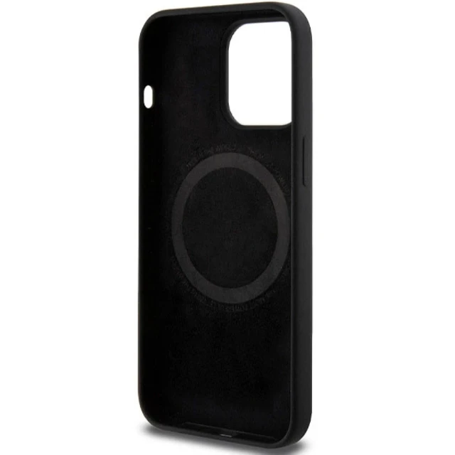 Чохол BMW M Silicone Pattern для iPhone 15 Pro Max Black with MagSafe (BMW000819-0)