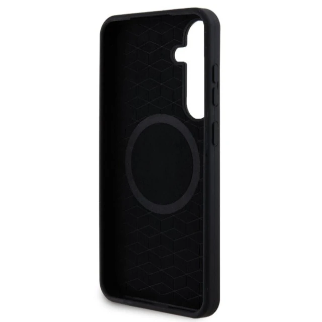 Чохол BMW M Silicone Printed Ring для Samsung Galaxy S24 Plus (S926) Black with MagSafe (BMW000805-0)