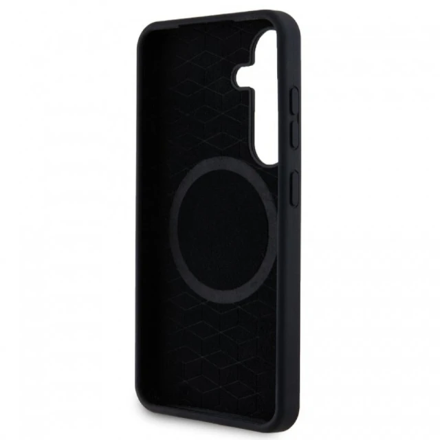 Чохол BMW M Silicone Printed Ring для Samsung Galaxy S24 (S921) Black with MagSafe (BMW000804-0)