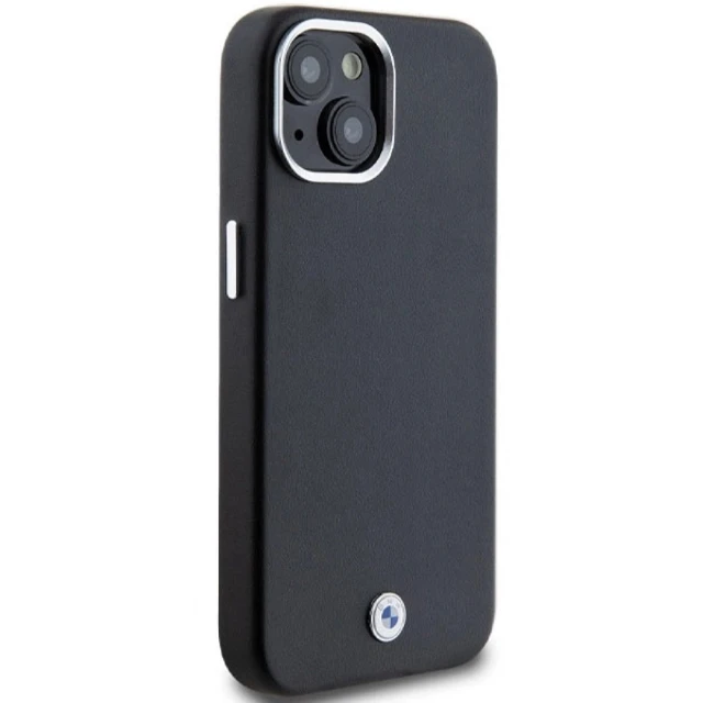 Чохол BMW Signature Wrapped Metal для iPhone 15 Plus | 14 Plus Black with MagSafe (BMW000801-0)