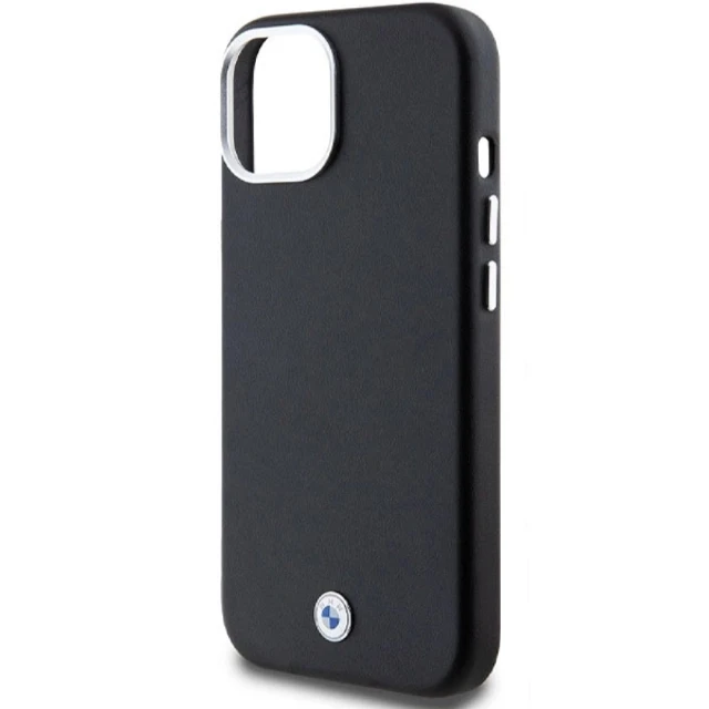 Чохол BMW Signature Wrapped Metal для iPhone 15 Plus | 14 Plus Black with MagSafe (BMW000801-0)