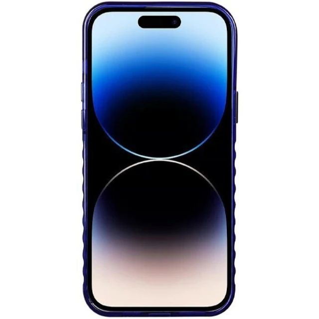 Чохол Audi IML Big Logo Case для iPhone 14 Pro Navy Blue with MagSafe (AU-IMLMIP14P-Q5/D2-BE)