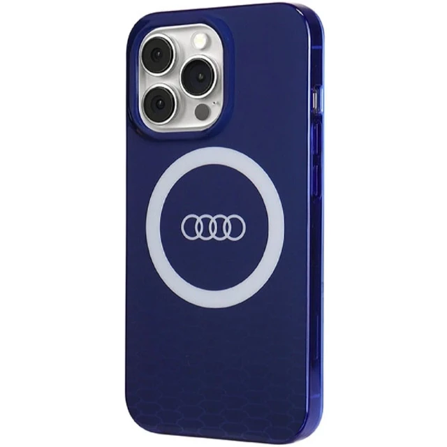 Чохол Audi IML Big Logo Case для iPhone 13 Pro Navy Blue with MagSafe (AU-IMLMIP13P-Q5/D2-BE)