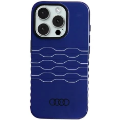 Чохол Audi IML MagSafe Case для iPhone 15 Pro Navy Blue with MagSafe (AU-MIP15P-A6/D3-BE)
